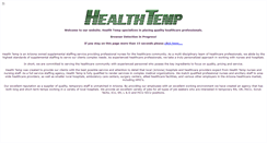 Desktop Screenshot of healthtemp.com